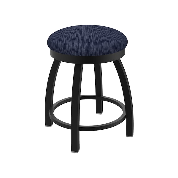 18" Swivel Vanity Stool, Black Wrinkle, Graph Anchor Seat